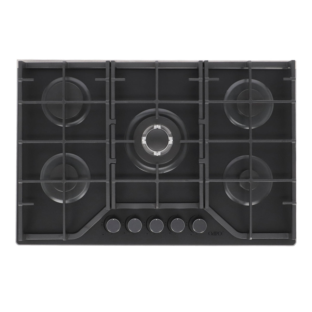 Parrilla de gas 76cm cristal mate Odipo Capella Plus