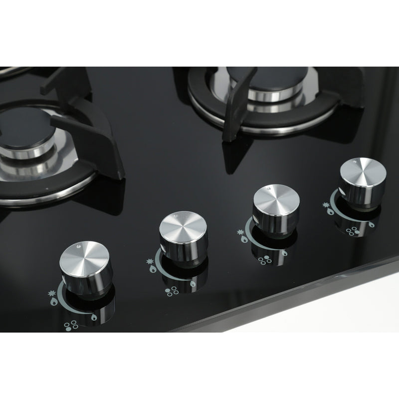 Campana extractora acero inoxidable Thory 80 + Parrilla cristal templado 60cm Clio