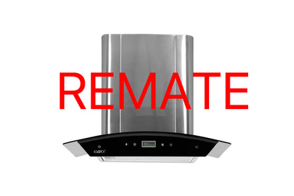 Campana de cocina de pared digital cristal curvo 60cm Marex Plus