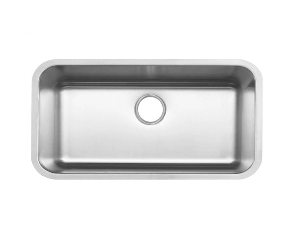 Tarja de submontaje con 1 tina de acero inoxidable Munich