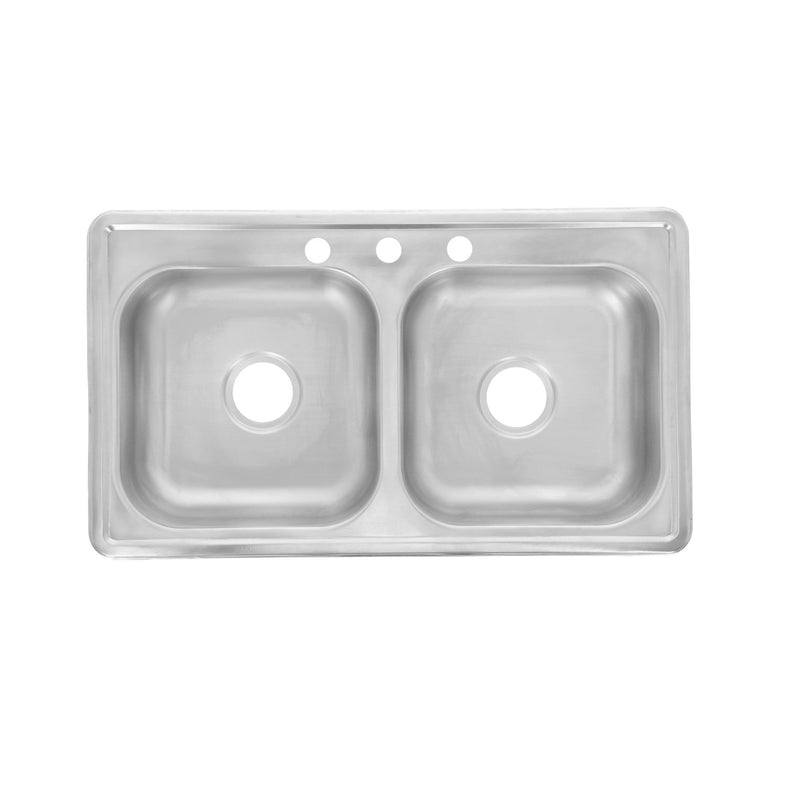 Tarja de empotrar Newcastle 2 tinas