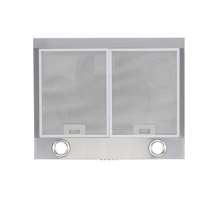 Campana extractora acero inoxidable Thory 60 + Parrilla de inducción magnética Kirk + Horno eléctrico empotrable de acero 127V E-MOTRIX