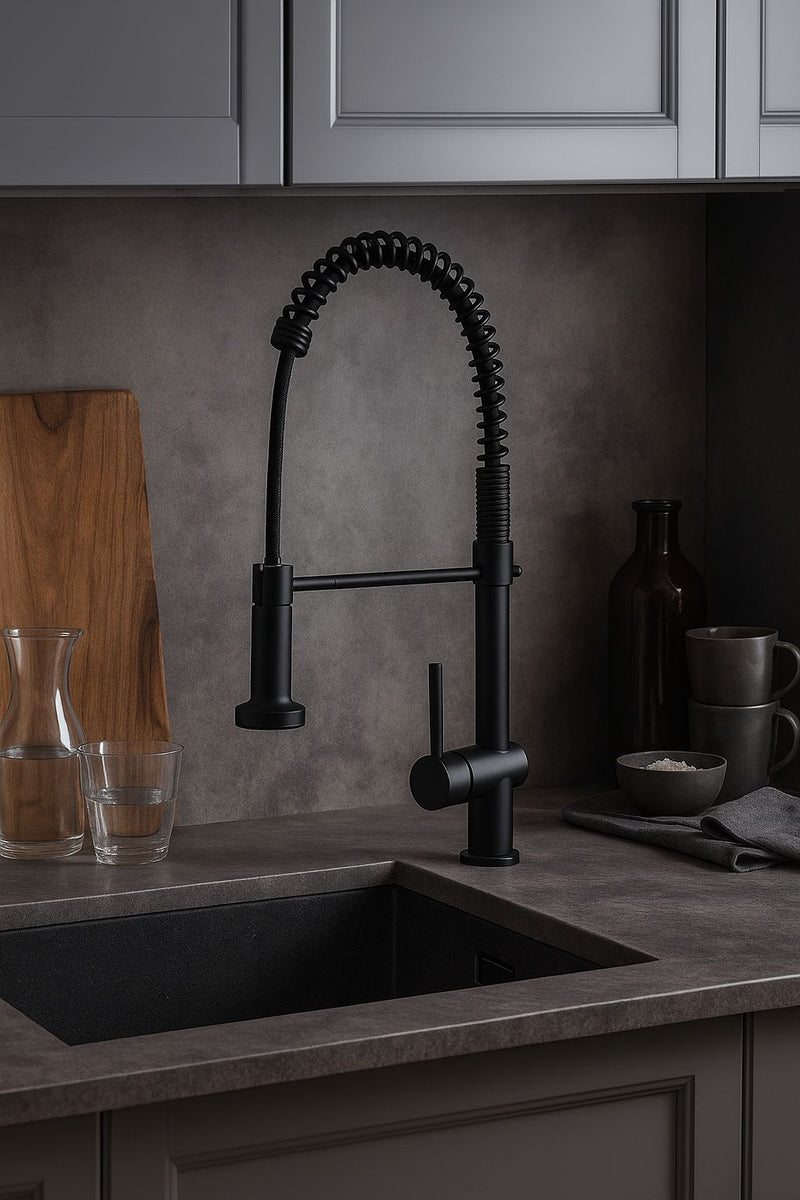 Monomando fregadero negro Odessa