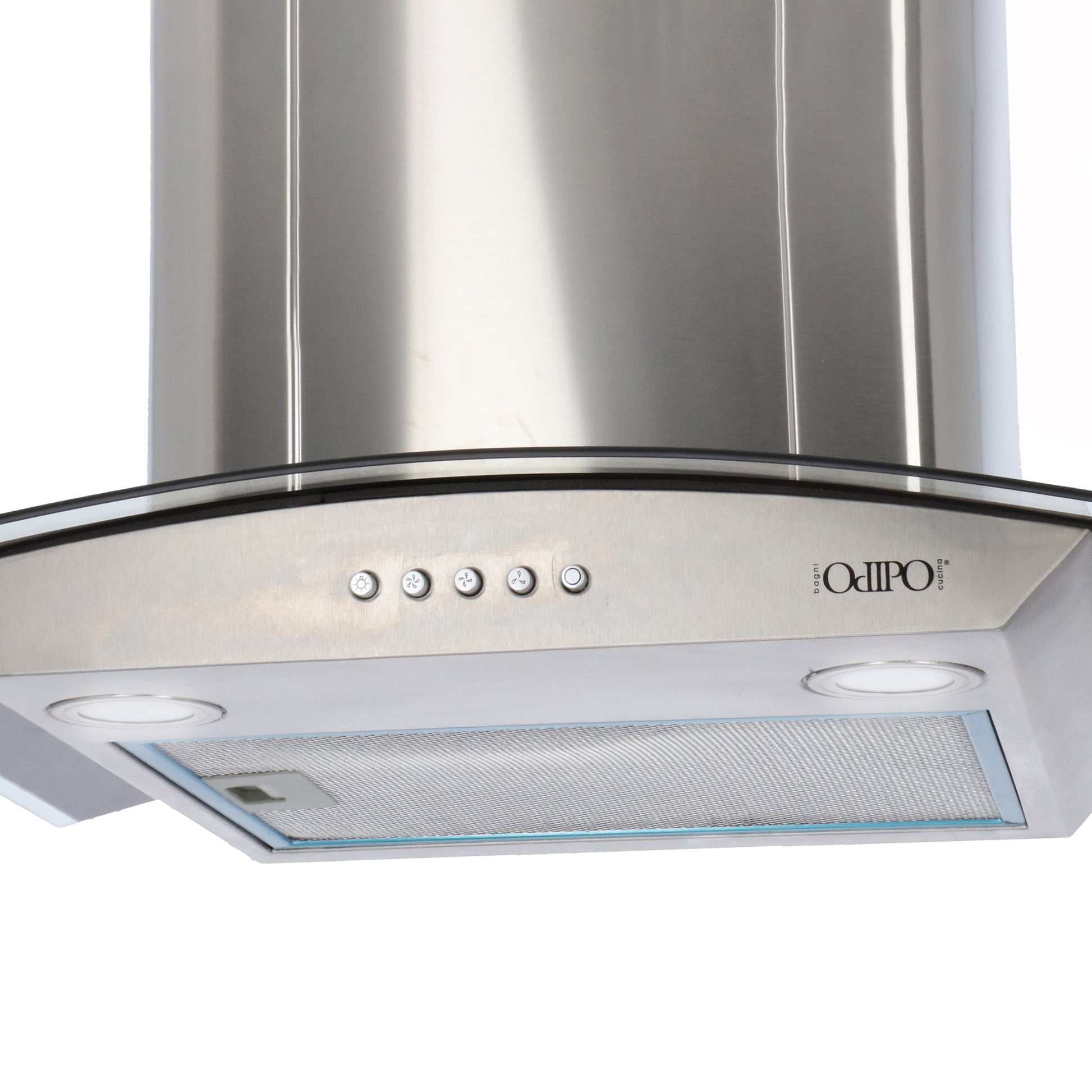 campana extractora de pared en acero inoxidable 60cm y parrilla de gas cristal templado de 4 quemadores