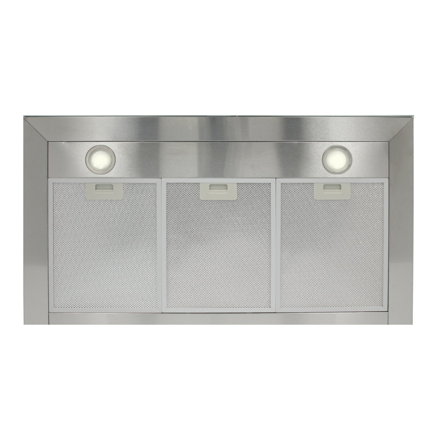 Campana de cocina de pared tipo T de acero inoxidable 90cm Temax + Parrilla eléctrica de inducción 5 quemadores 75cm Kelvin + Horno eléctrico empotrable de acero 127V E-MOTRIX