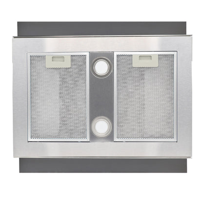 Campana de cocina de isla cristal recto digital 90cm Fordex + Parrilla eléctrica de inducción 5 quemadores Kelvin + Horno eléctrico empotrable eMotrixC