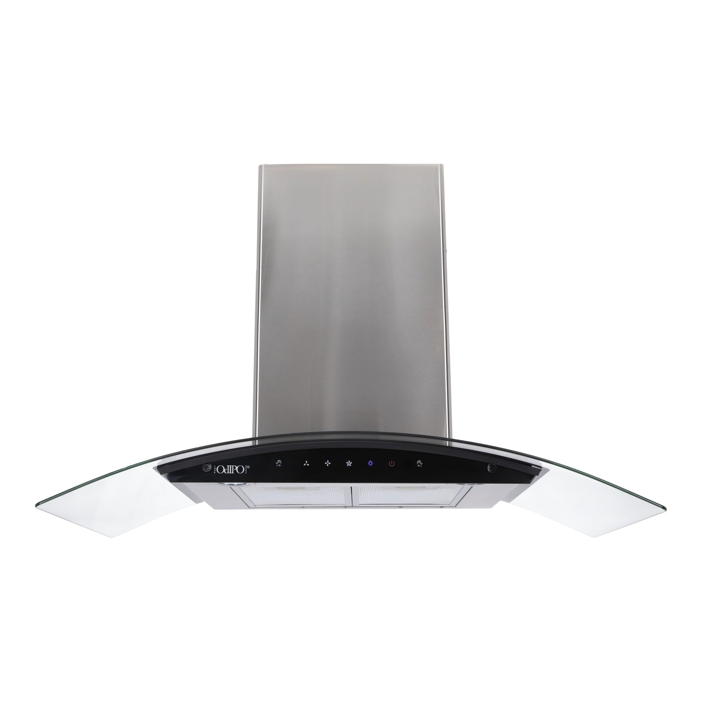 Campana de cocina de pared digital de acero inoxidable 85cm Matrix + Parrilla eléctrica de inducción 5 quemadores Kelvin + Horno eléctrico empotrable de acero 127V E-MOTRIX