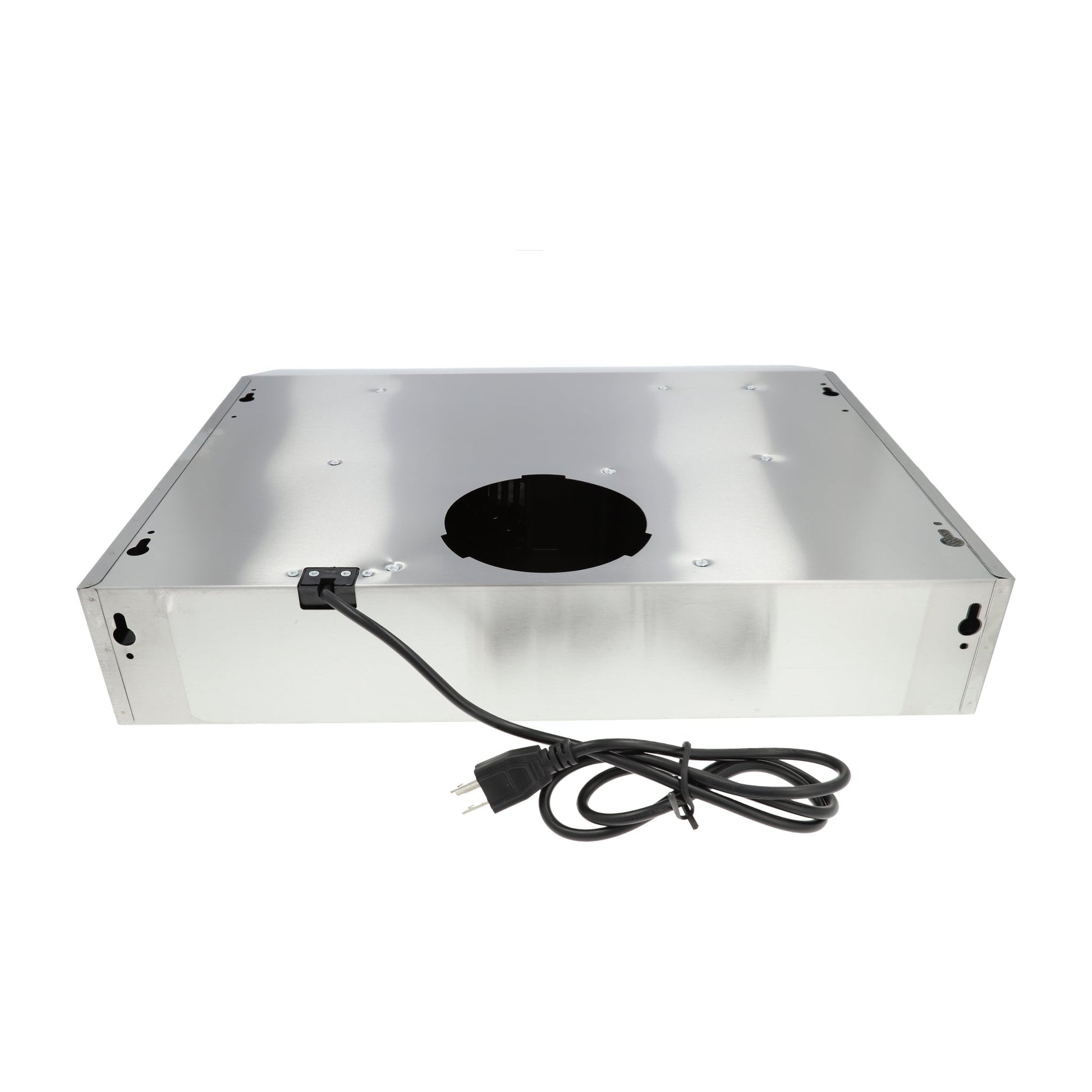 campana extractora de pared en acero inoxidable 50cm y parrilla de inducción magnética de 4 quemadores