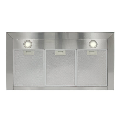 campana extractora de pared en acero inoxidable 90cm, parrilla de inducción magnética de 4 quemadores y Horno eléctrico empotrable de gas