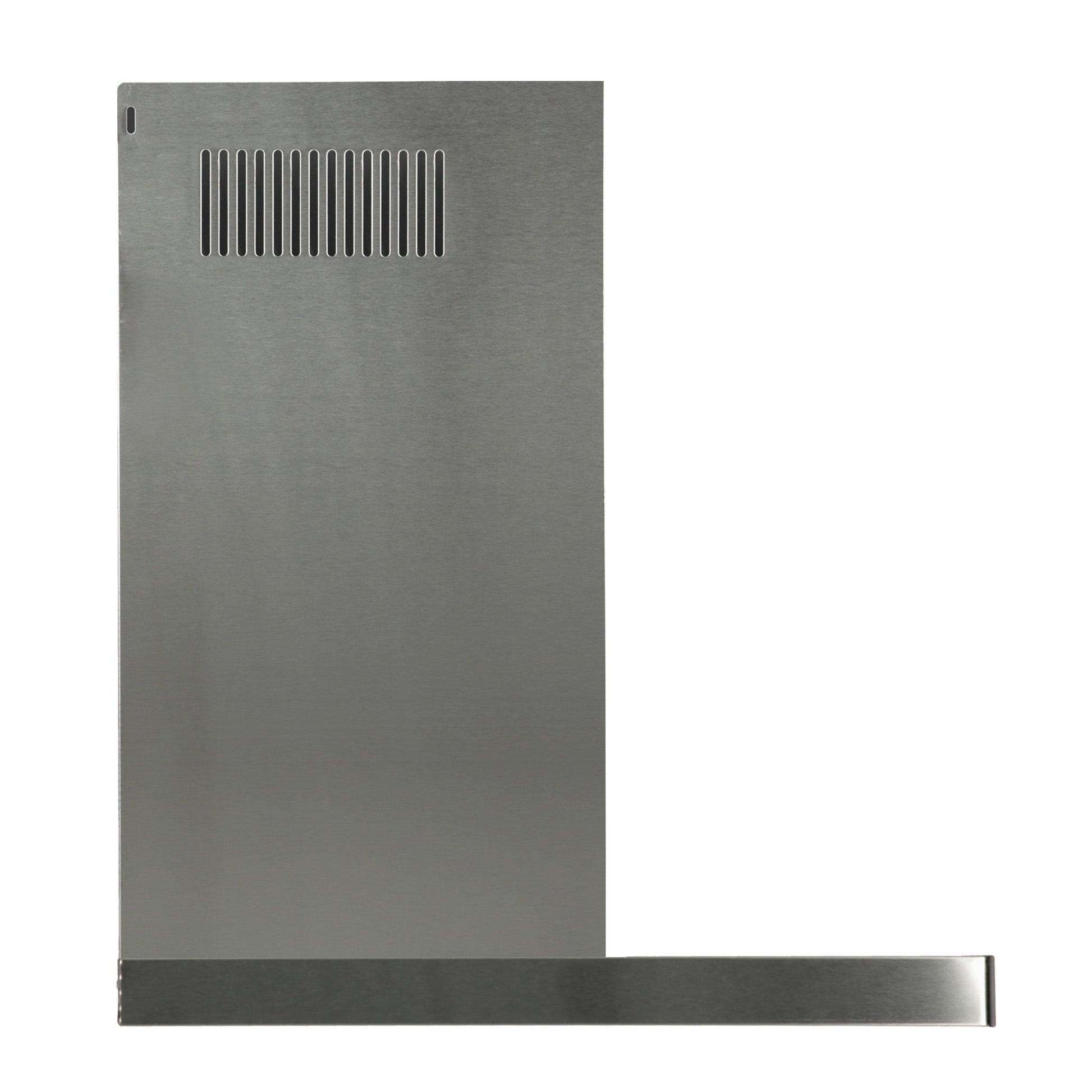 campana extractora de pared en acero inoxidable 90cm y parrilla de gas cristal templado de 4 quemadores
