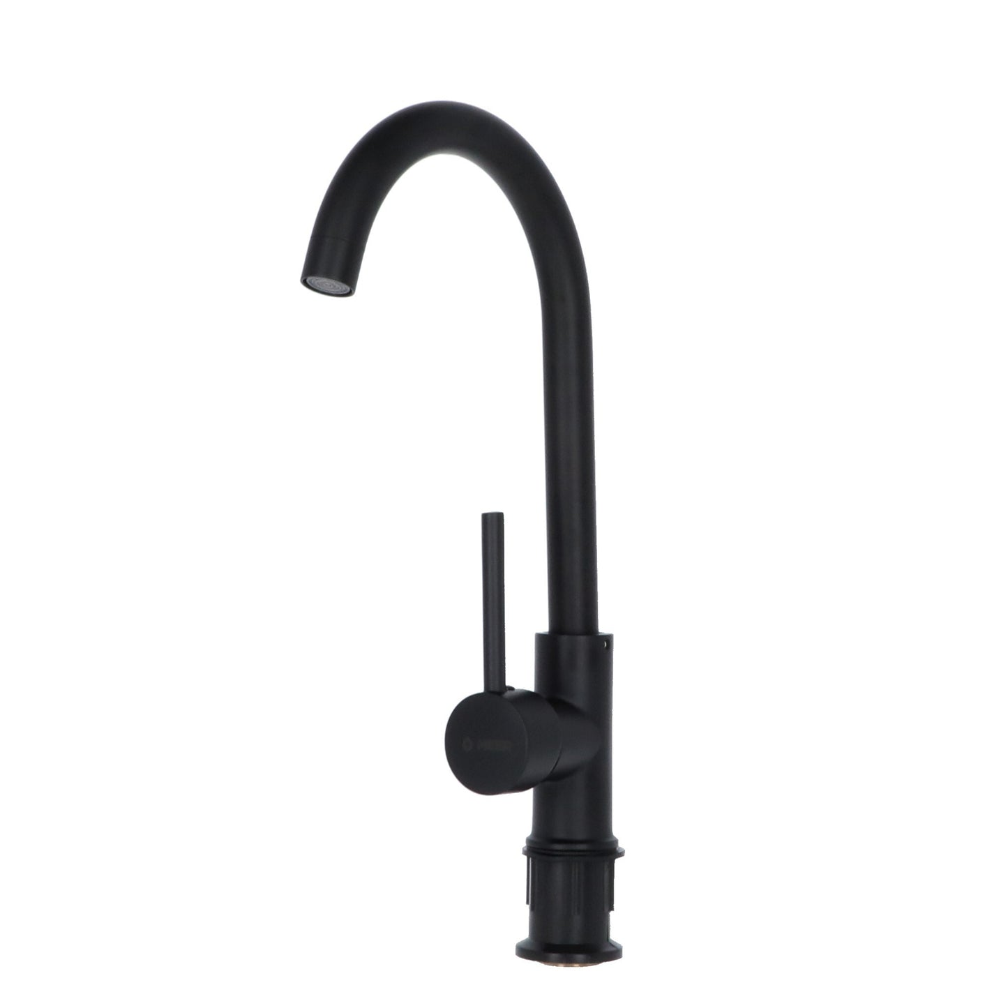 Llave de cocina monomando fregadero acero inoxidable negro Austin