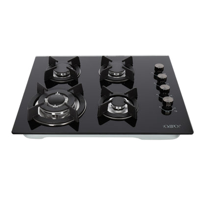 Parrilla de gas 4 quemadores cristal 60cm Clio