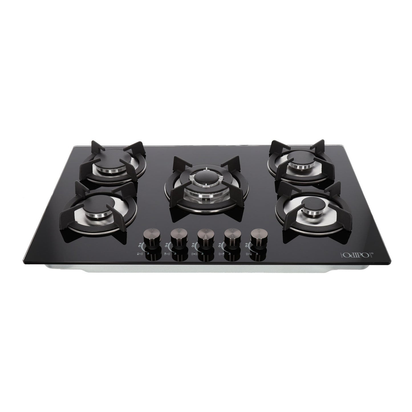 Parrilla de gas 5 quemadores cristal 76cm Capella