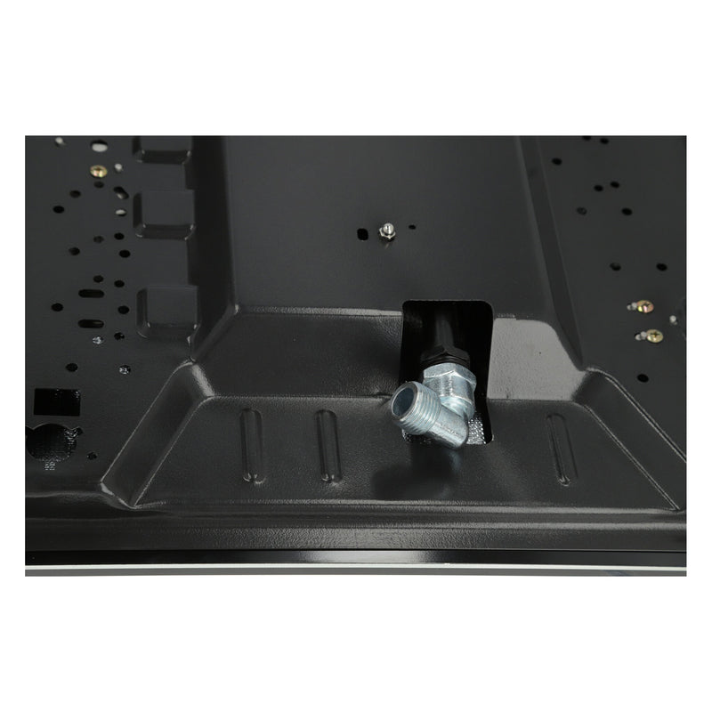 campana extractora de pared en acero inoxidable 90cm y parrilla de gas cristal templado de 5 quemadores