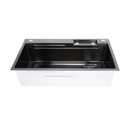 Tarja kit premium inox negra